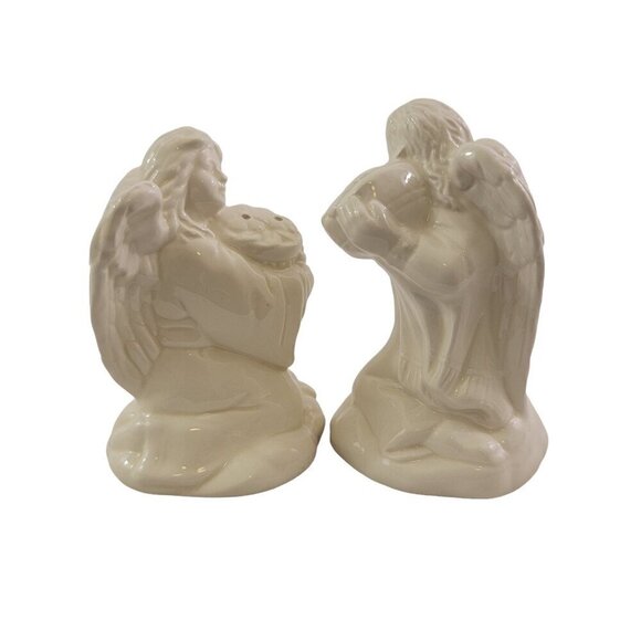 Vintage McConnell Talus Collectible Ceramic Angels Salt & Pepper Shaker Set - Picture 3 of 15